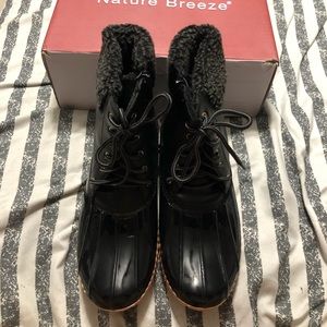 brand new nature breeze duck boots
